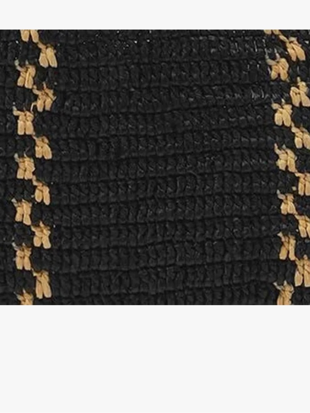 Helen Kaminski Black Euphoria Straw Tote bag - Picture 3 of 4